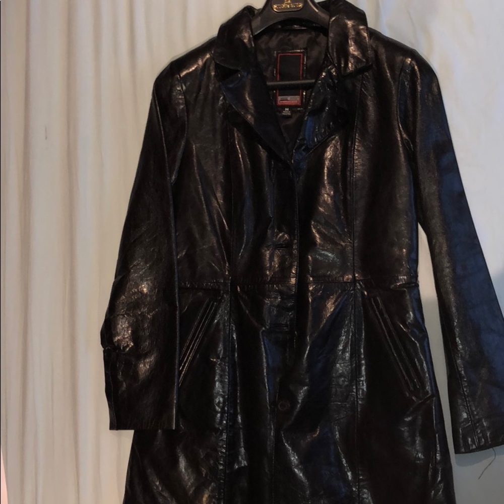 Real leather jacket, made in Pakistan.
